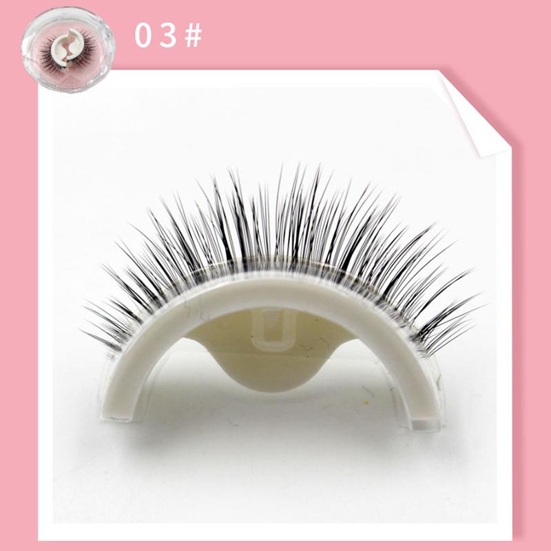 Pestañas autoadhesivas reutilizables