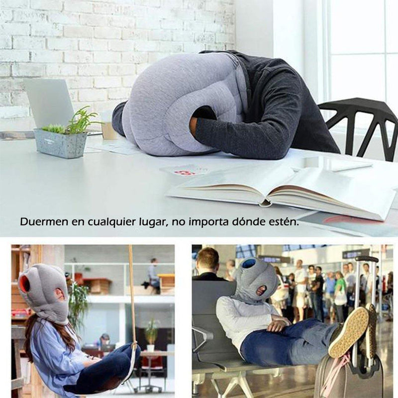 360 ° insonorizada Almohada de Avestruz