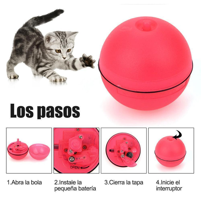 LED Bola divertida para gato, 3 colores
