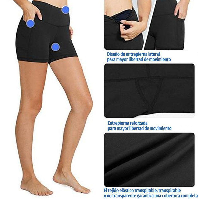 CORTOS PANTALONES DE YOGA PARA ENTRENAMIENTO