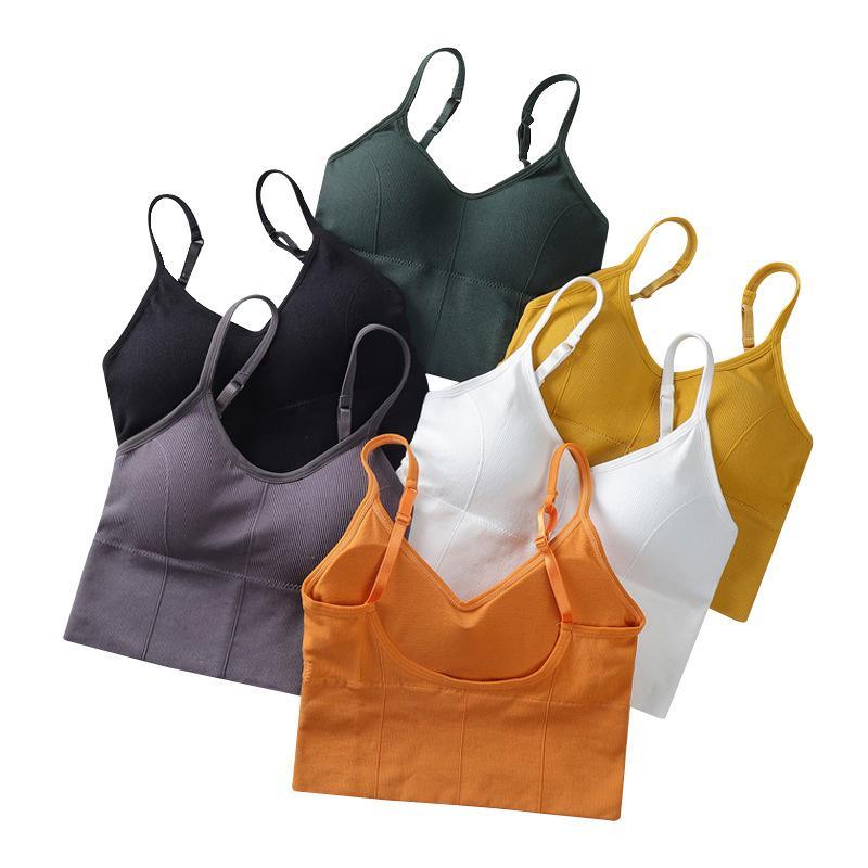 Top corta básica Sujetador deportivo para mujer