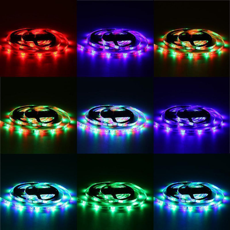 Tira de luz de control remoto LED de colores