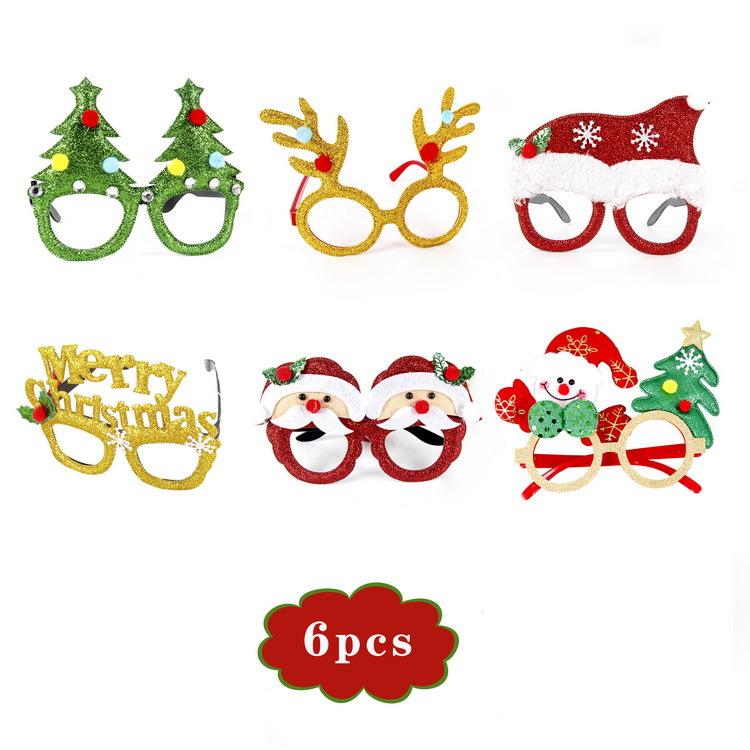 Marco de gafas de Navidad