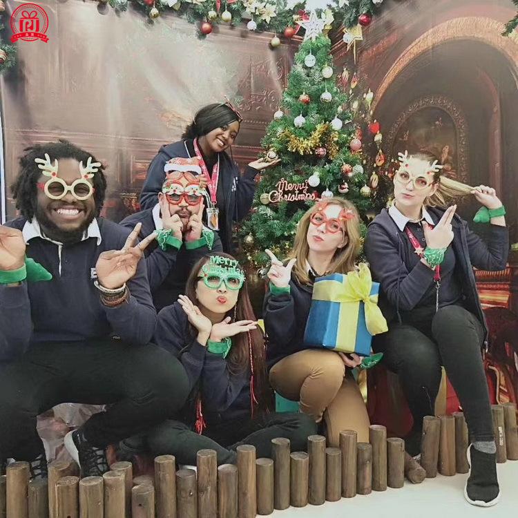 Marco de gafas de Navidad