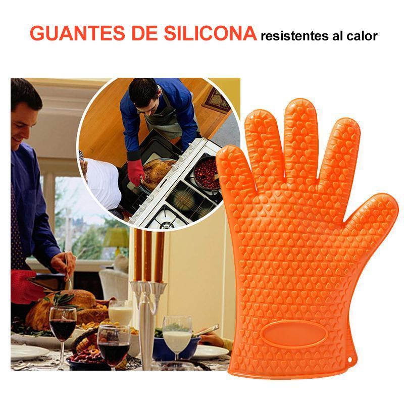 Bequee guantes de silicona resistentes al calor