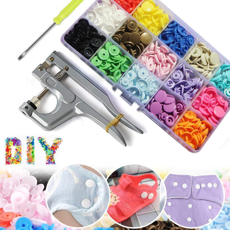 Juego de bricolaje con botón a presión (juego de 150 piezas)
