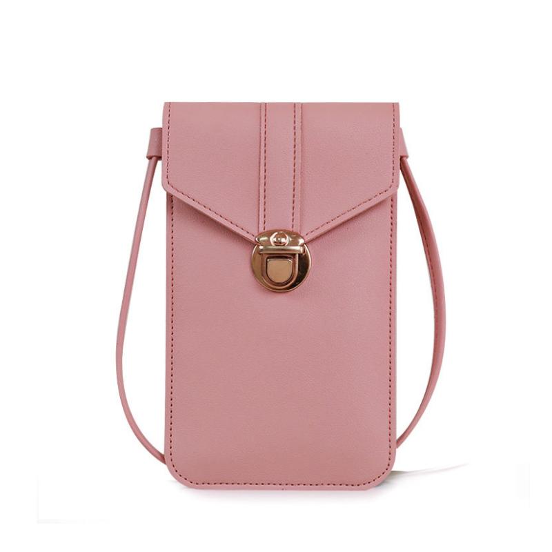 Bolsa de cambio de cuero de PU tocable