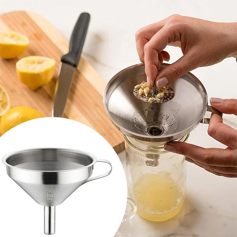 Embudo de aceite de cocina con filtro
