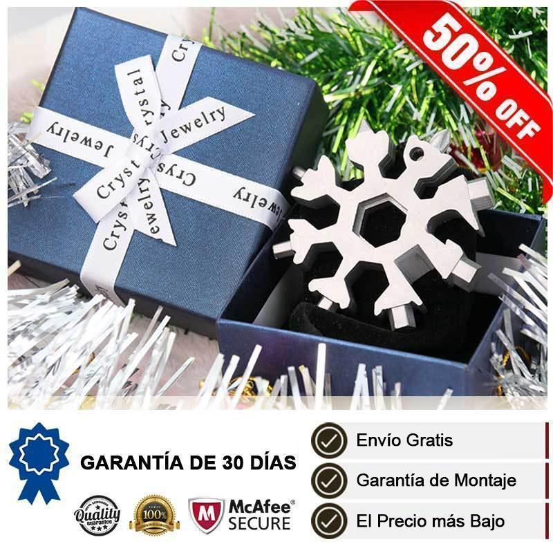 18-En-1 Multifuncional Herramienta en Forma de Nieve (Embalaje para Regalo)