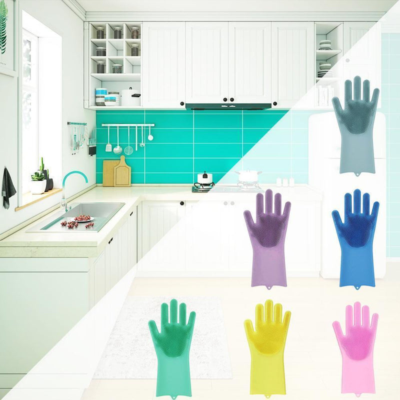 Guantes mágicos de lavado de silicona