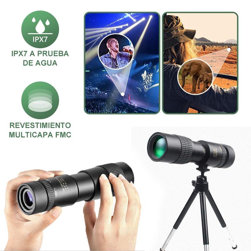 Telescopio monocular con zoom súper telefoto 4K