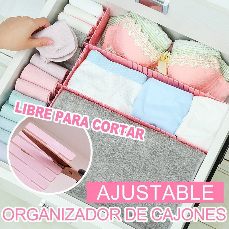 Divisor de cajones multifuncional plástico 4 colores