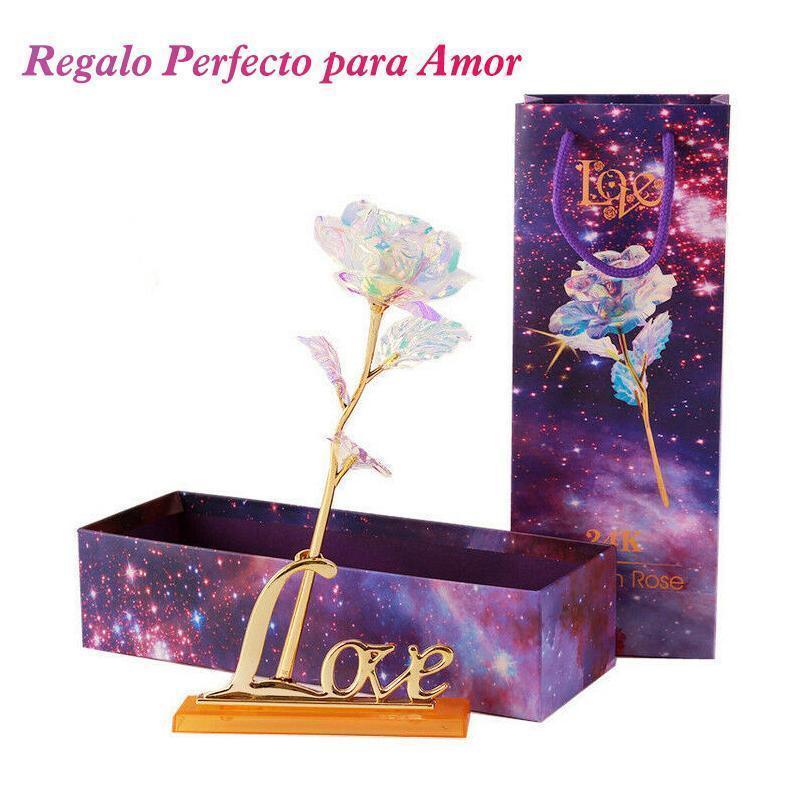 Colorida Galaxia Rosa con Amor