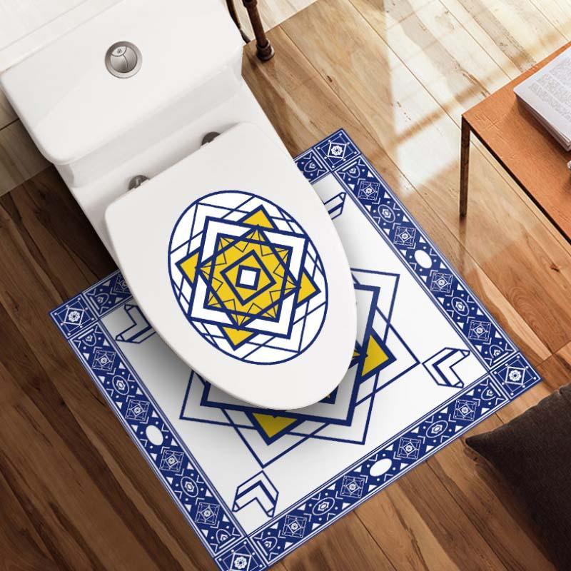 Pegatinas de piso de baño a prueba de agua