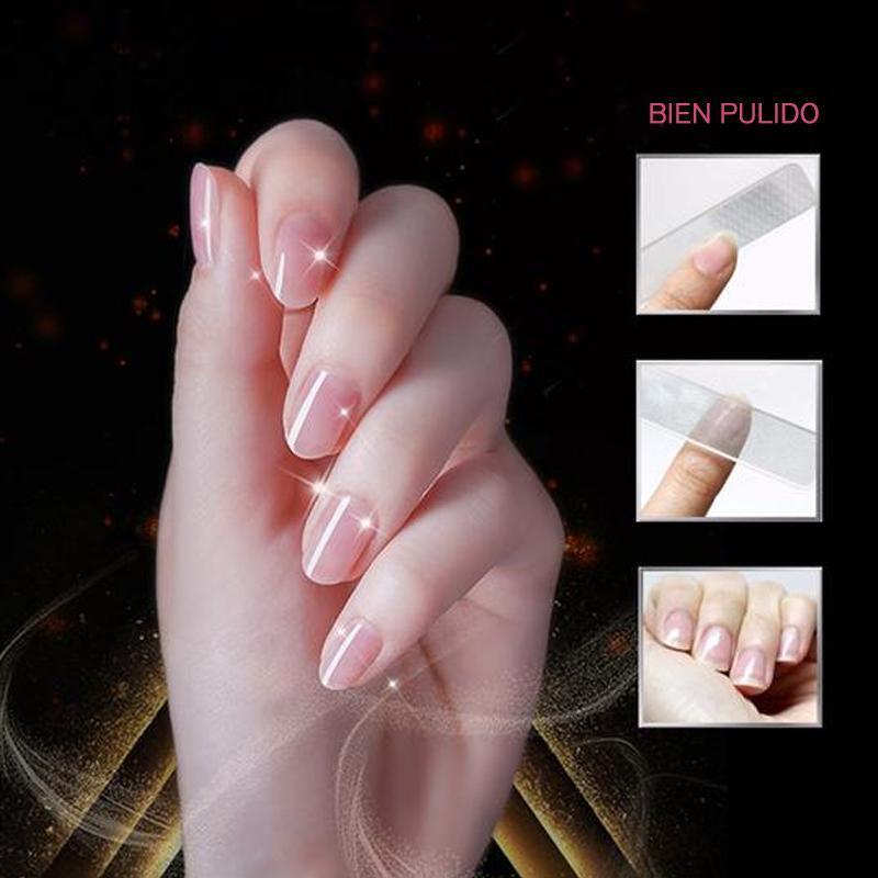 Lima de uñas de vidrio nano pulido