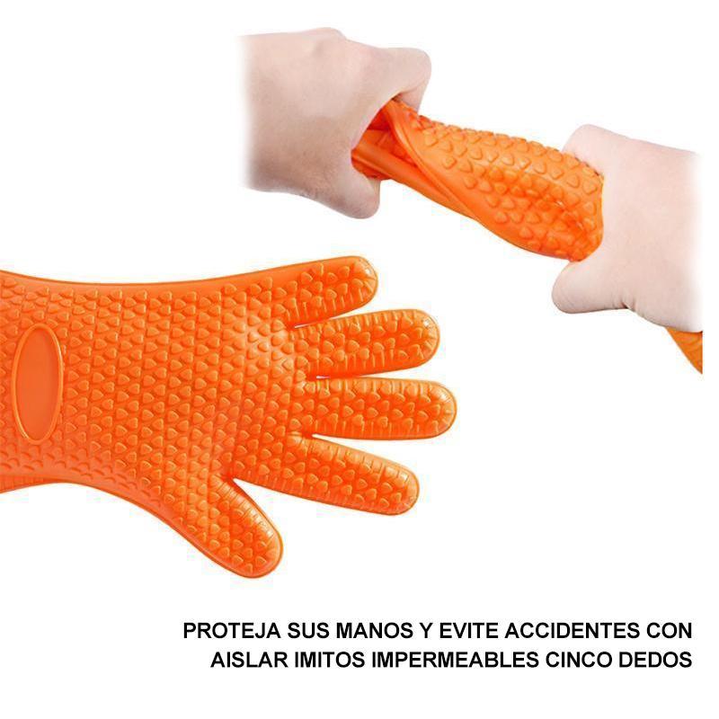 Bequee guantes de silicona resistentes al calor