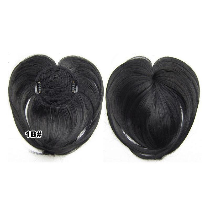 Topper para el cabello con clip sedoso