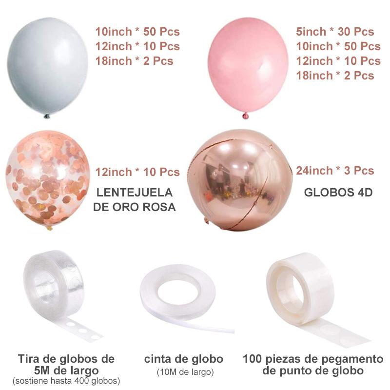 Decoración de fiesta DIY Kit de guirnalda de globos