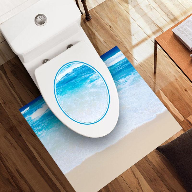Pegatinas de piso de baño a prueba de agua