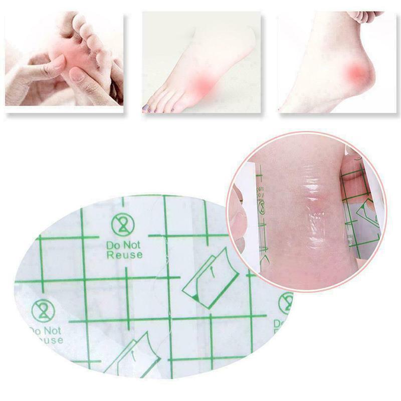 Etiqueta adhesiva antidesgaste de talón invisible autoadhesiva