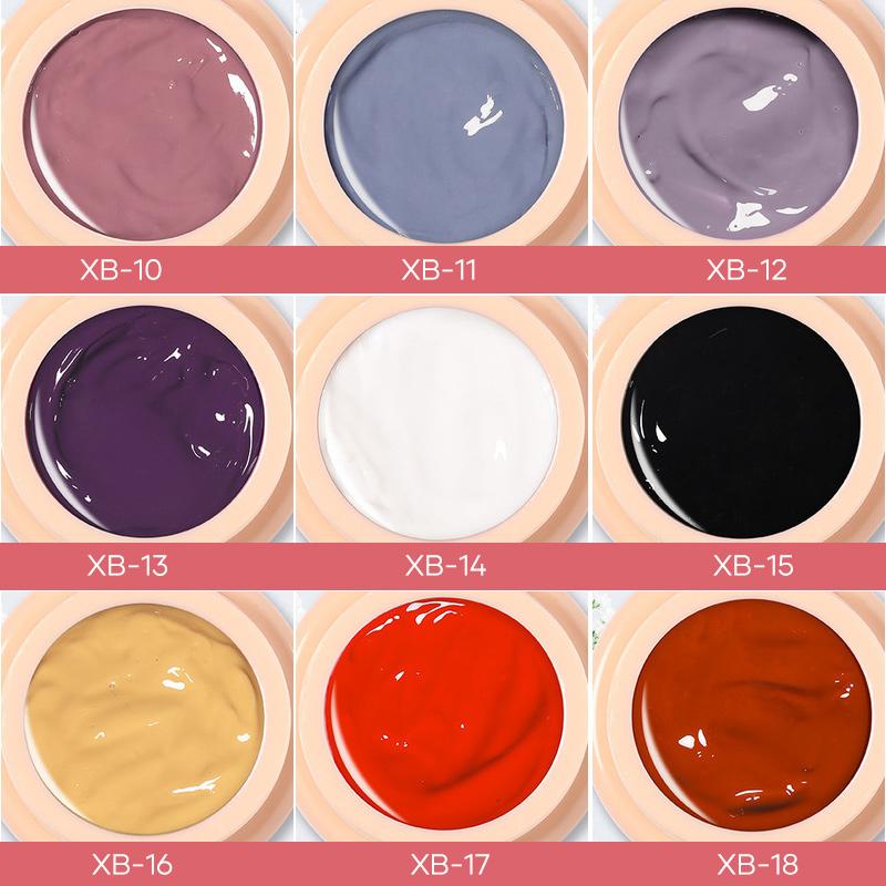 Esmalte de uñas de gel sólido de 33 colores