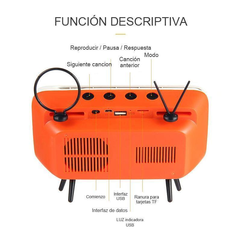 Soporte Para Teléfono Creativo | Mini Altavoz