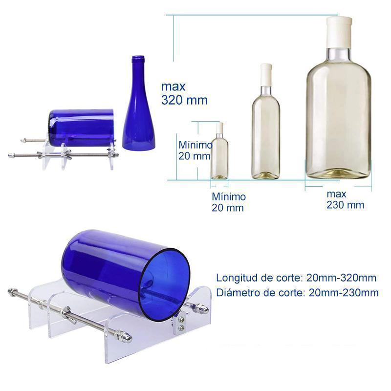 Cortador innovador de botellas de vidrio DIY