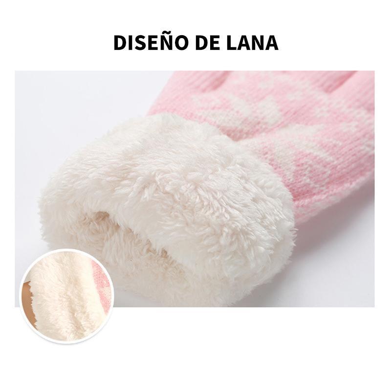 Guantes con pantalla táctil de lana extracaliente
