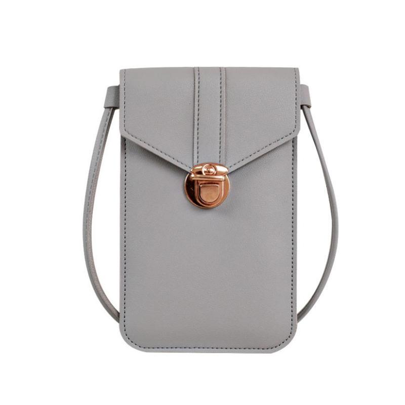 Bolsa de cambio de cuero de PU tocable