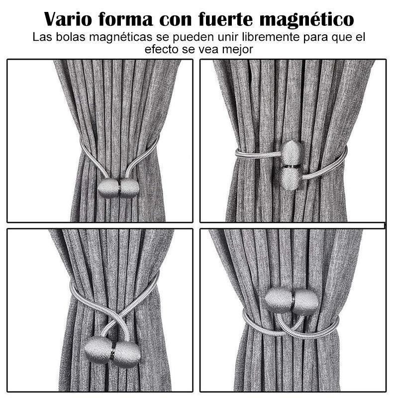 Elegante hebilla de cortina magnética, 2 PIEZAS