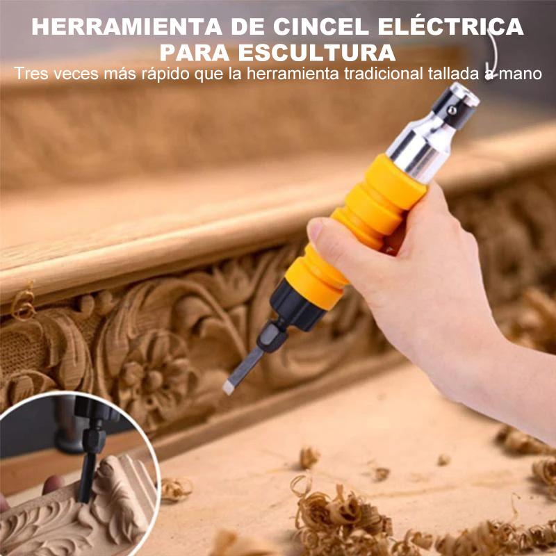 Kit de herramienta de máquina eléctrica de cincel de talla