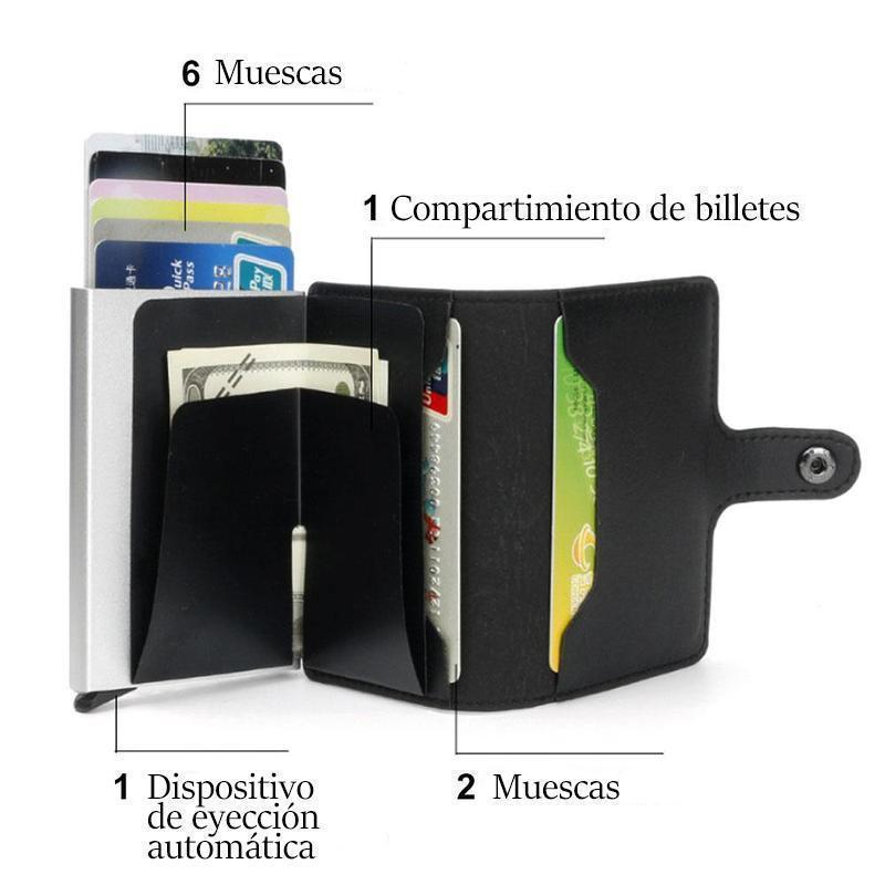 Billetero anti-desmagnetización, 6 colores