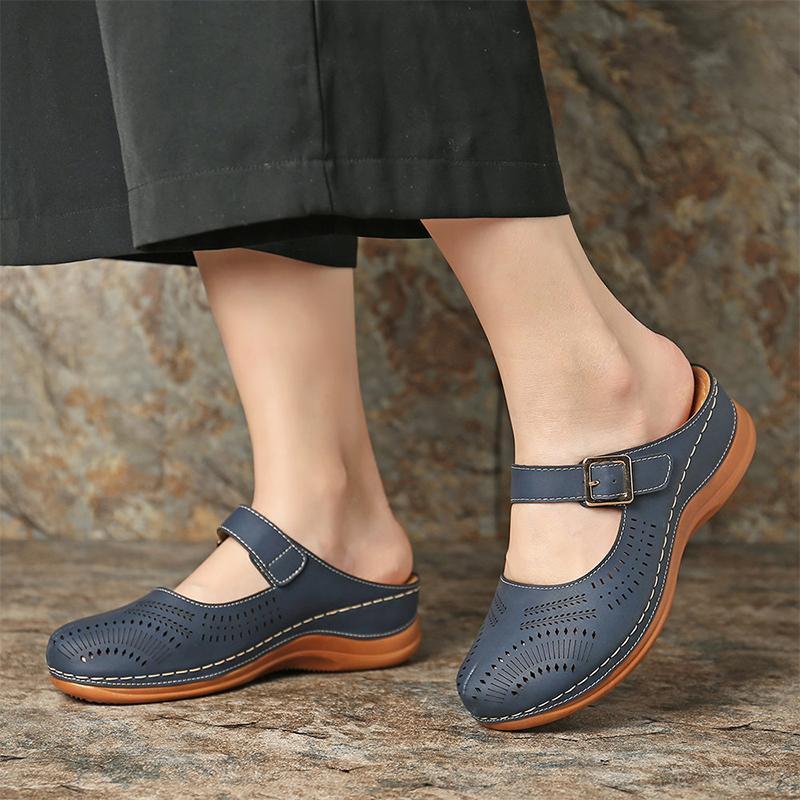 Sandalias vintage antideslizantes cómodas para mujer