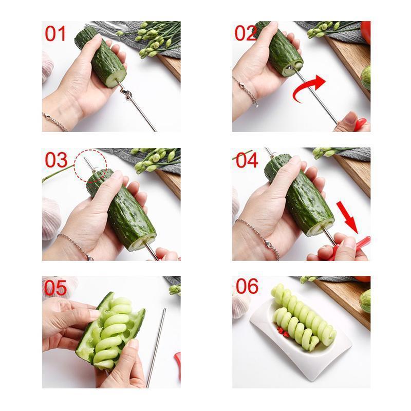 Espiralizador Manual Creativo de Verduras