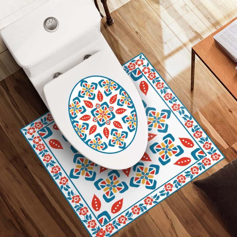 Pegatinas de piso de baño a prueba de agua