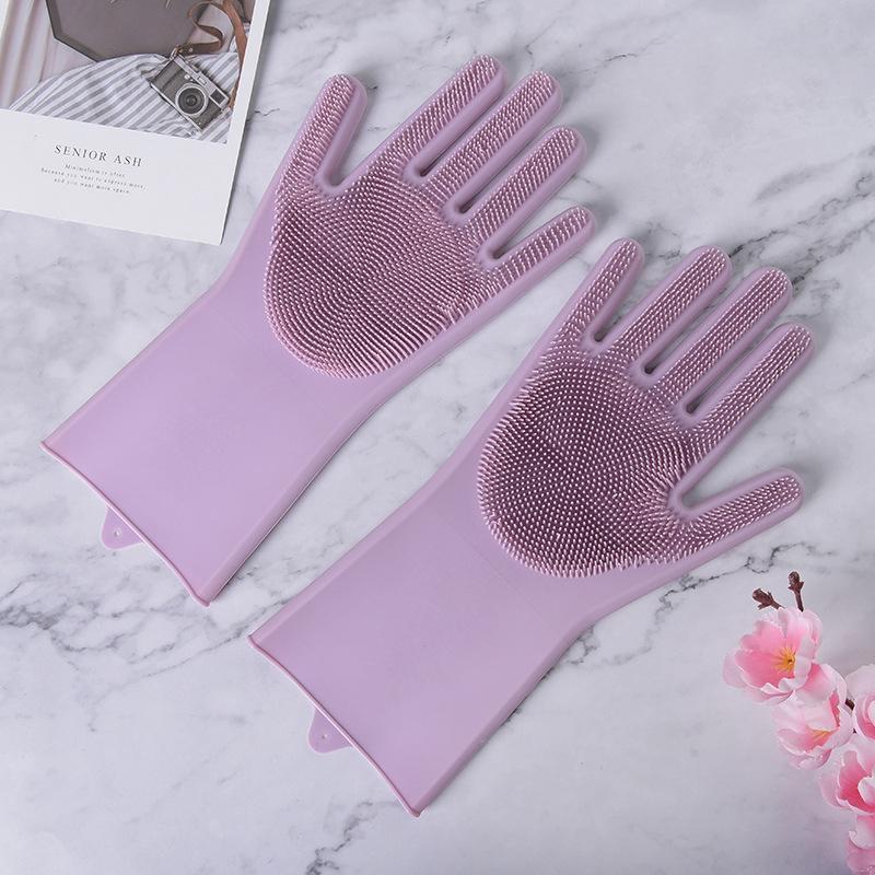 Guantes mágicos de lavado de silicona