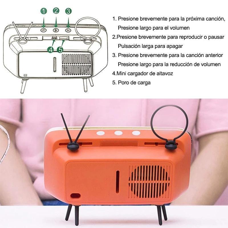 Soporte Para Teléfono Creativo | Mini Altavoz