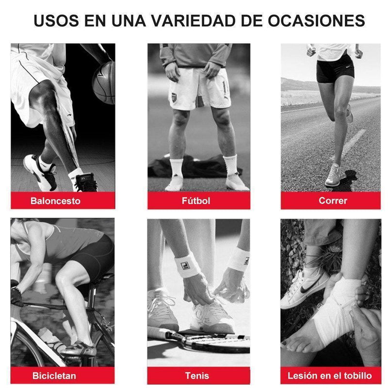 ComoVidaâ„?Tobillera Transpirable con Soporte Ajustable para Tobillo (Un Par)