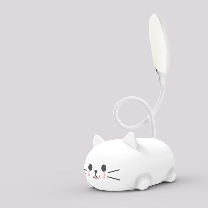 Lámpara de escritorio LED de gato de dibujos animados