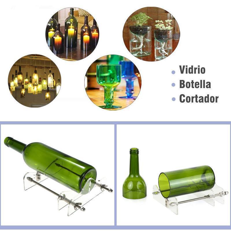 Cortador innovador de botellas de vidrio DIY