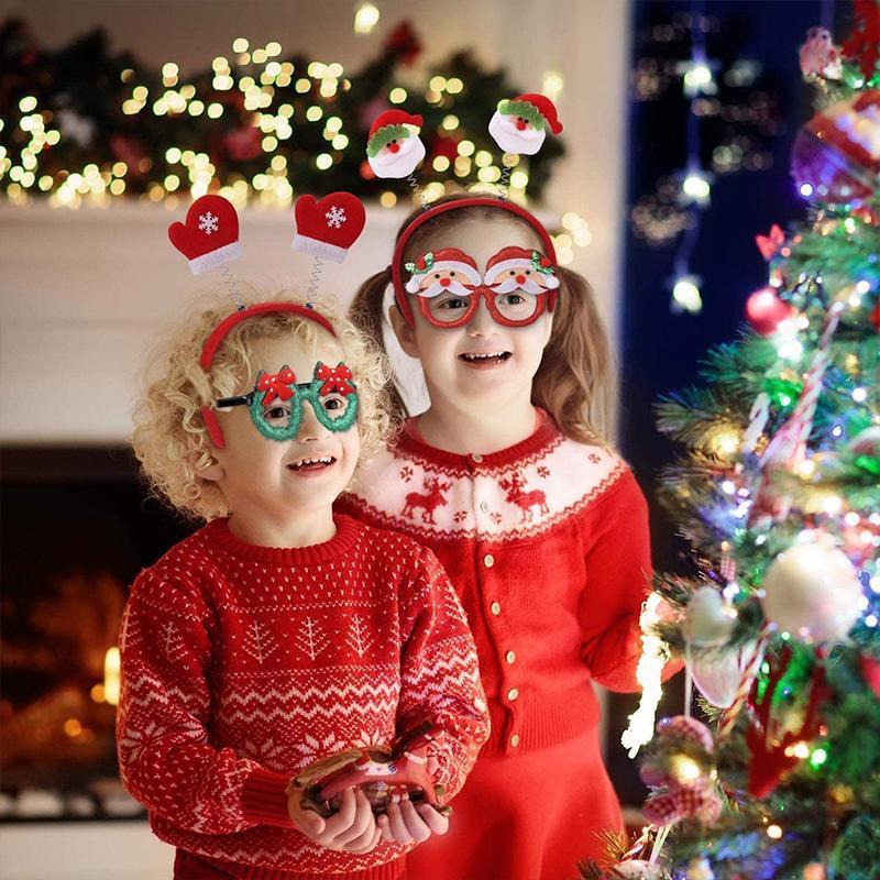 Marco de gafas de Navidad