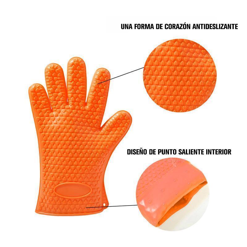 Bequee guantes de silicona resistentes al calor