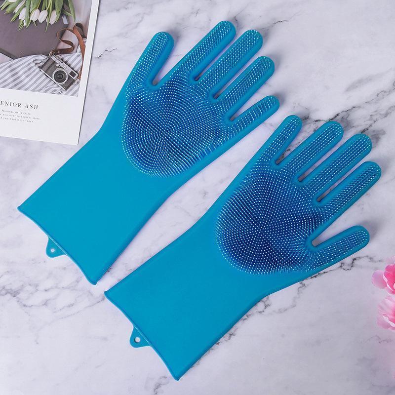 Guantes mágicos de lavado de silicona