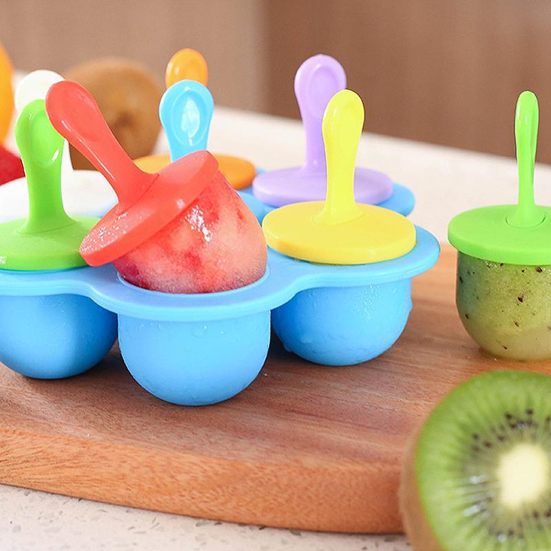 Juego de moldes de silicona para paletas mini