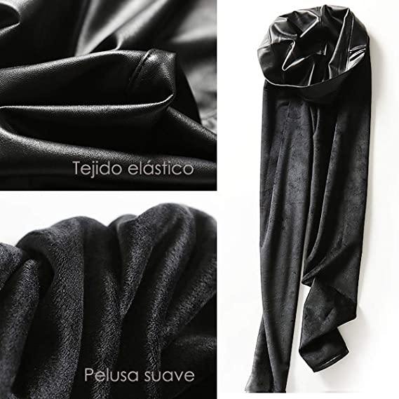 Legging de imitación de piel sintética elástica