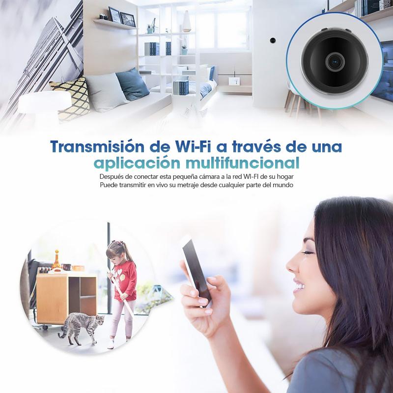 Mini cámara WiFi magnética 1080p