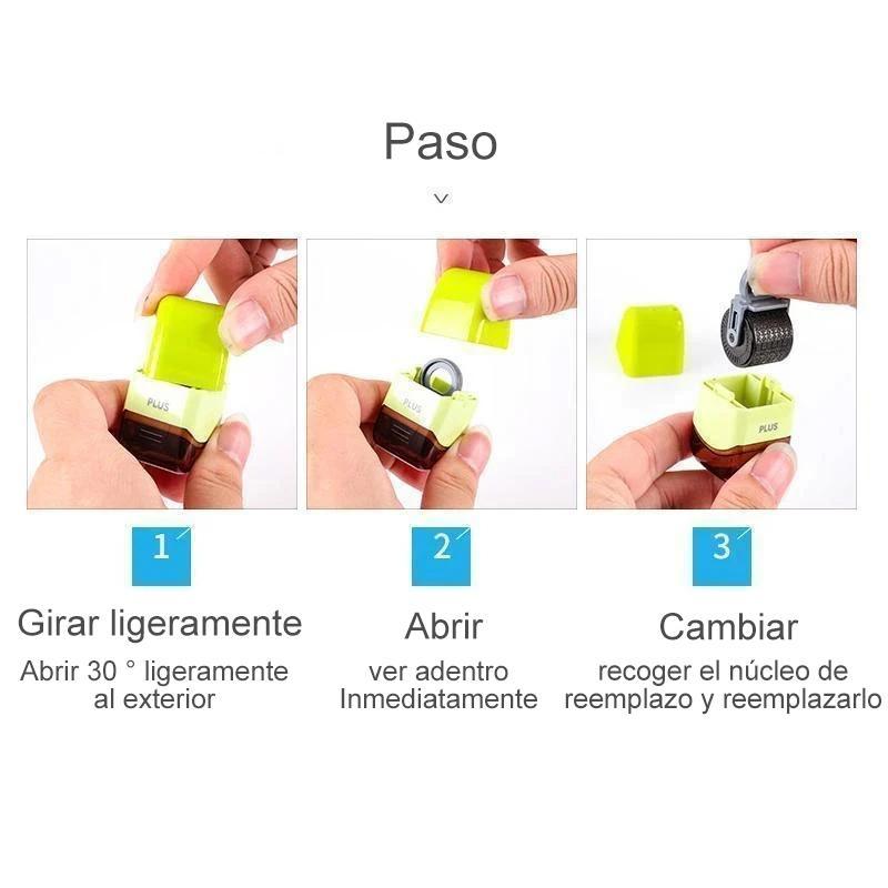 Estampilla de rodillo de sello autoentintado