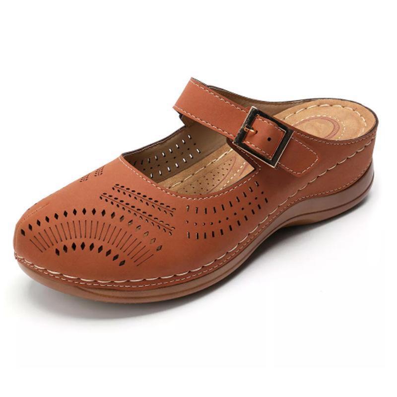Sandalias vintage antideslizantes cómodas para mujer