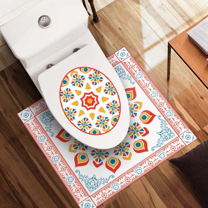 Pegatinas de piso de baño a prueba de agua