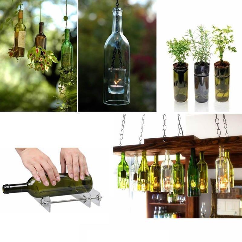 Cortador innovador de botellas de vidrio DIY